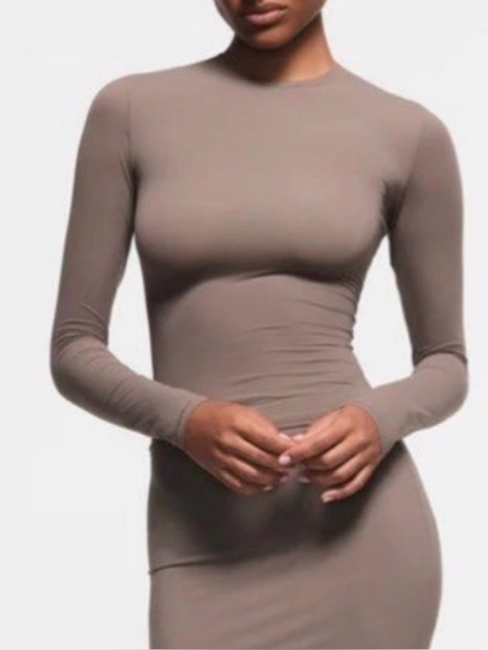 Skims fits everybody long sleeve t-shirt 
Color AMETHYST